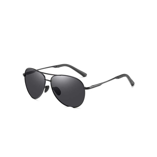 Polarized Metal Aviator – Day & Night Dual-Use Driving Sunglasses