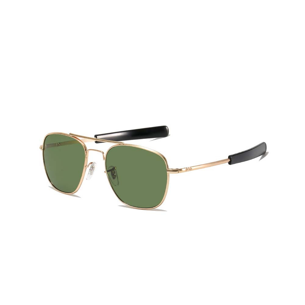 AO Pilot Polarized Sunglasses – Vintage Metal Frame Driving Shades