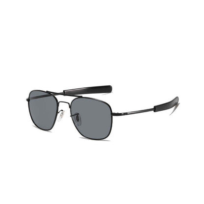 AO Pilot Polarized Sunglasses – Vintage Metal Frame Driving Shades