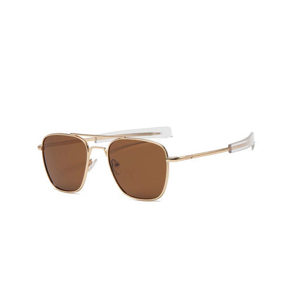 AO Pilot Polarized Sunglasses – Vintage Metal Frame Driving Shades