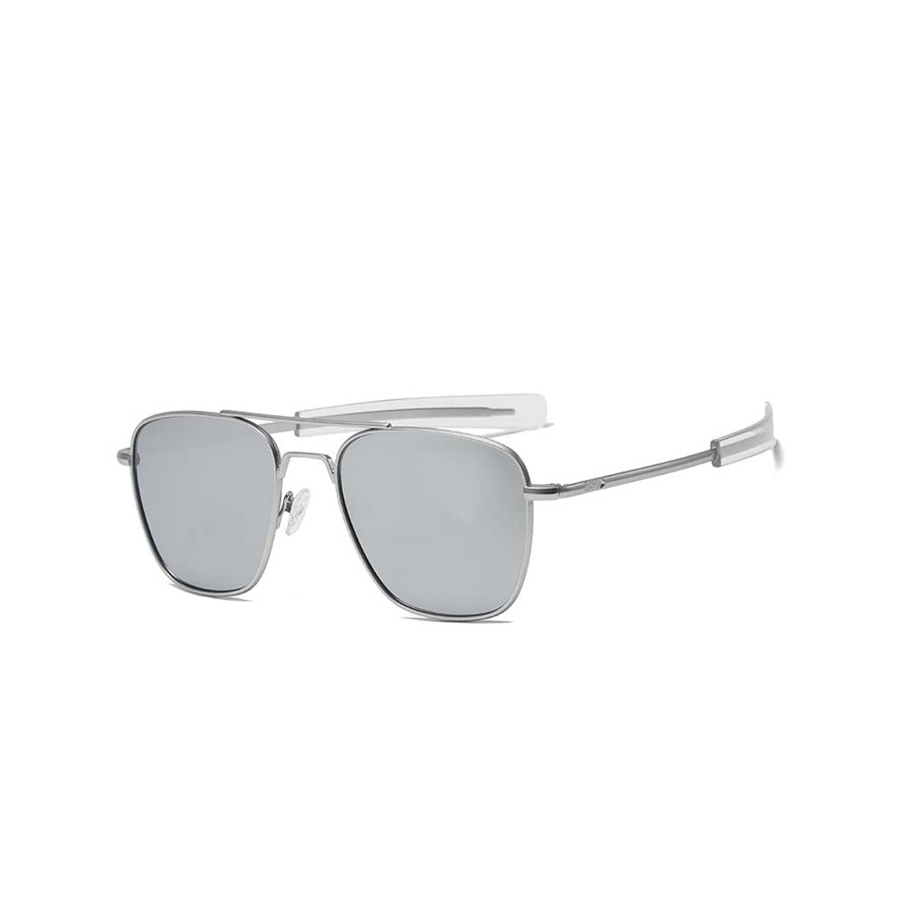 AO Pilot Polarized Sunglasses – Vintage Metal Frame Driving Shades