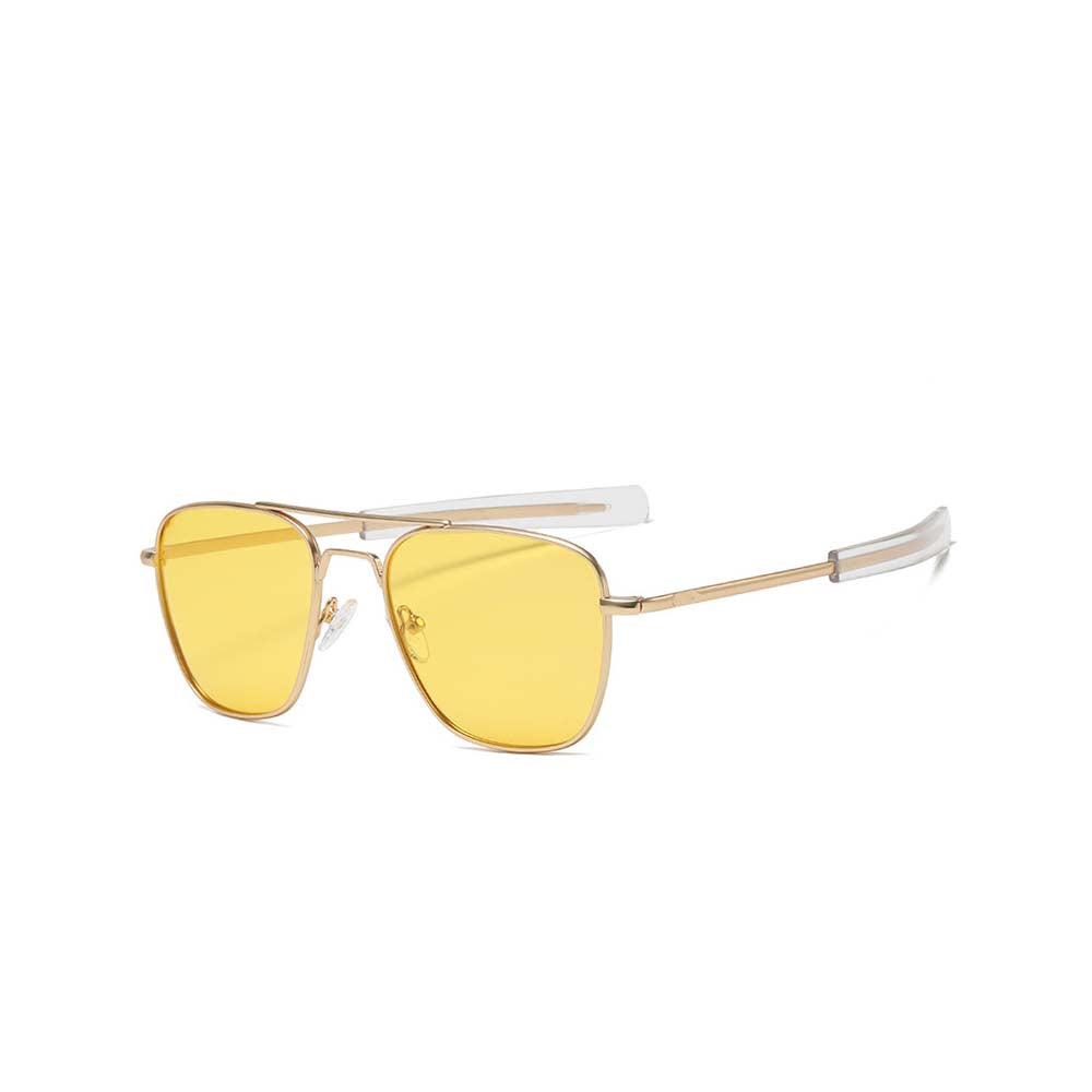 AO Pilot Polarized Sunglasses – Vintage Metal Frame Driving Shades