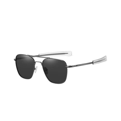 AO Pilot Polarized Sunglasses – Vintage Metal Frame Driving Shades