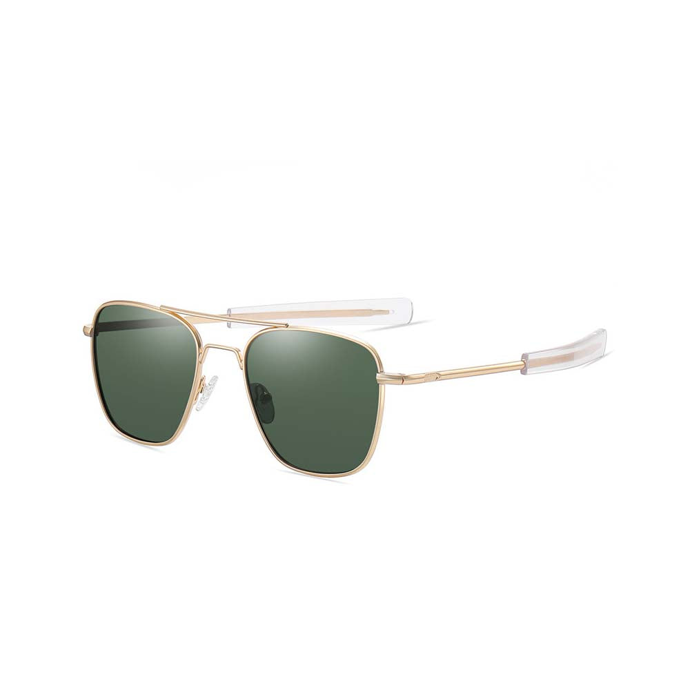 AO Pilot Polarized Sunglasses – Vintage Metal Frame Driving Shades