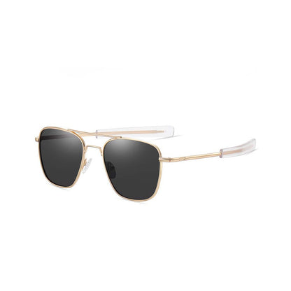 AO Pilot Polarized Sunglasses – Vintage Metal Frame Driving Shades