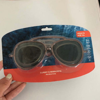 Anti-Fog Mirrored Swimming Goggles – Wide Vision Waterproof Swim Goggles