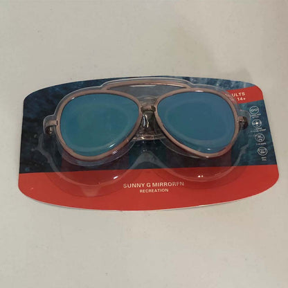 Anti-Fog Mirrored Swimming Goggles – Wide Vision Waterproof Swim Goggles