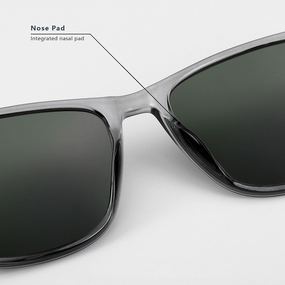 Classic Square Sunglasses UV400 Polarized Shades