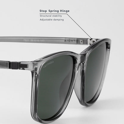 Classic Square Sunglasses UV400 Polarized Shades