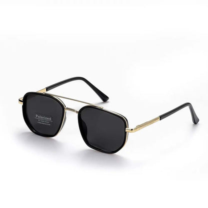 Fashion Geometric Double-Beam Aviator Sunglasses Lightweight