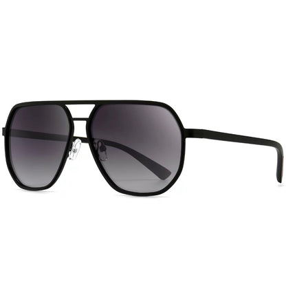 Retro Polygon Aviator Sunglasses UV400 Protection