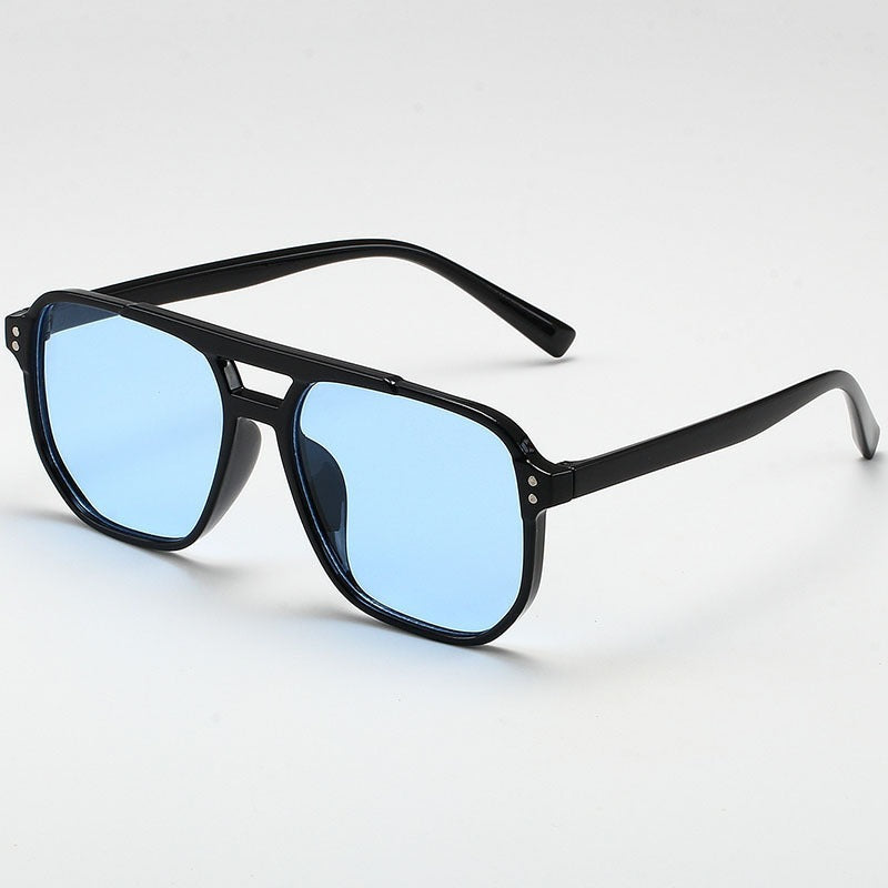 Retro Double Bridge Aviator Sunglasses