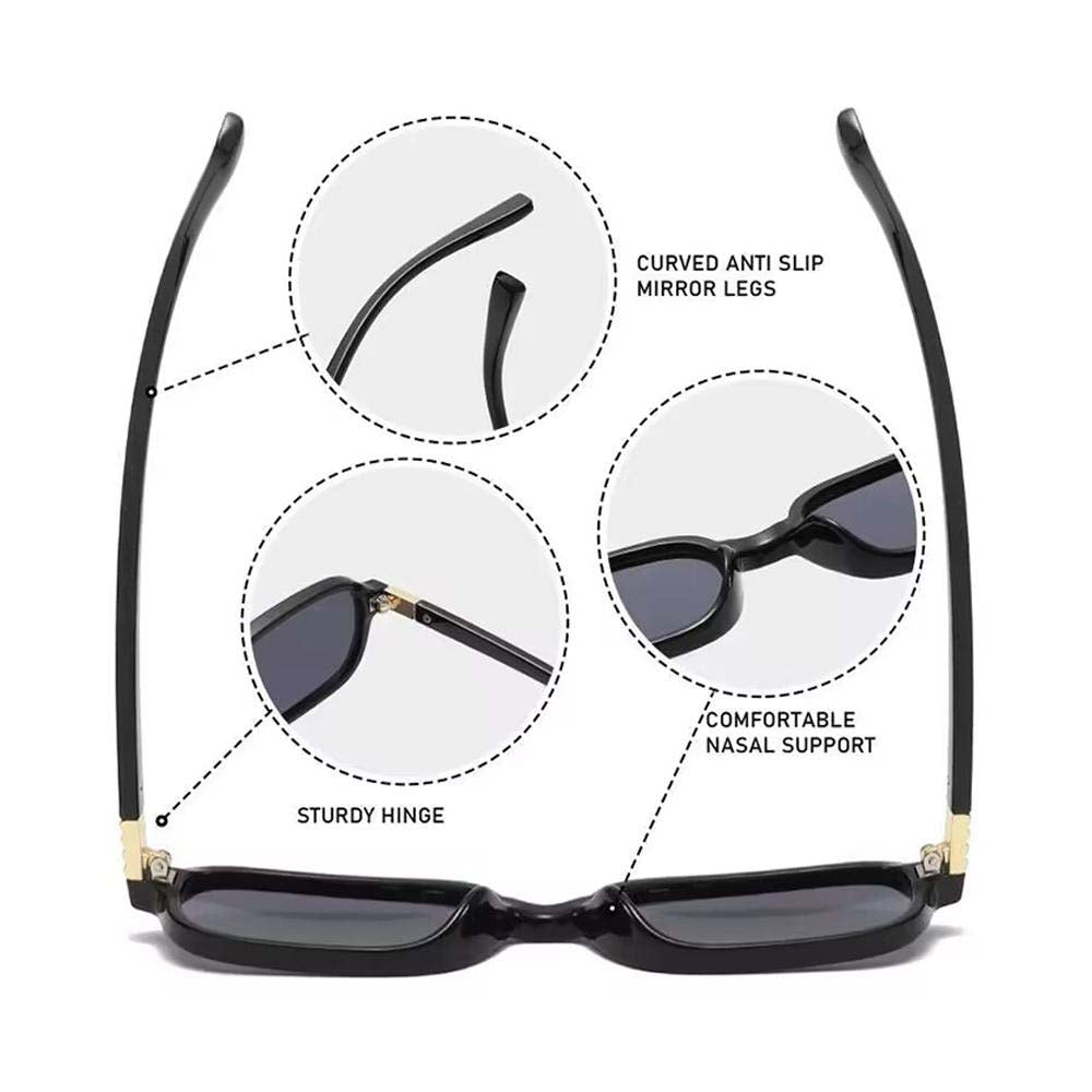 Orestin Vintage Sweet Oval/Square Light Glasses