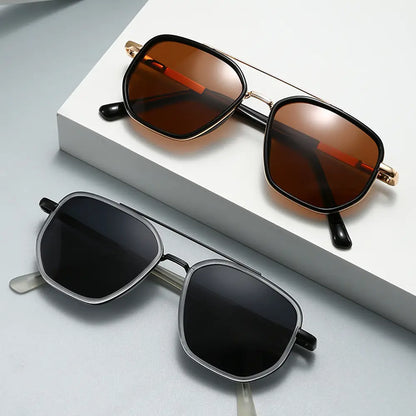 Polarisierte Pilotenbrille – Vintage Metall UV400 Sonnenbrille