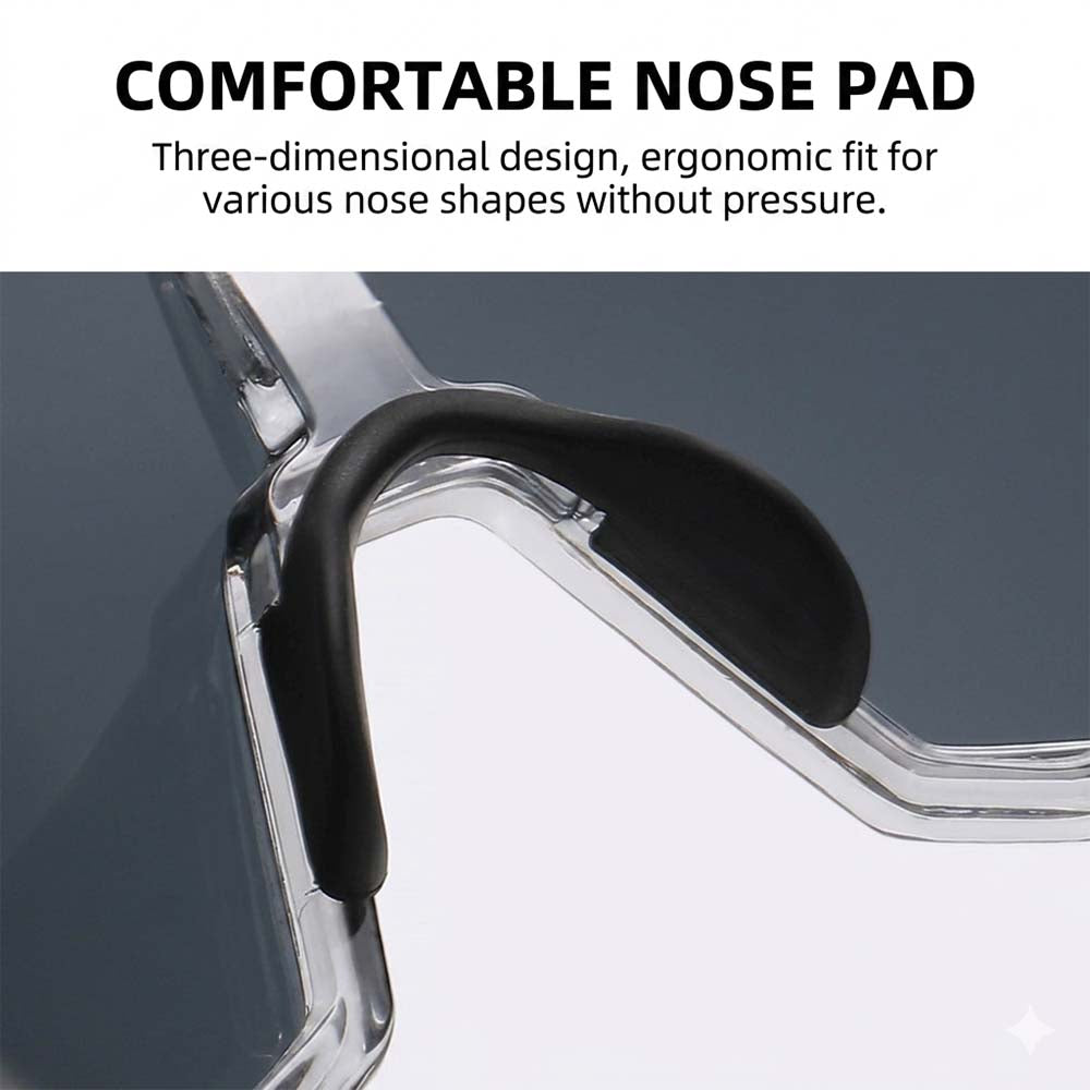 Polarized Cycling Shield Sunglasses – UV400 Lightweight Sports Eyewear