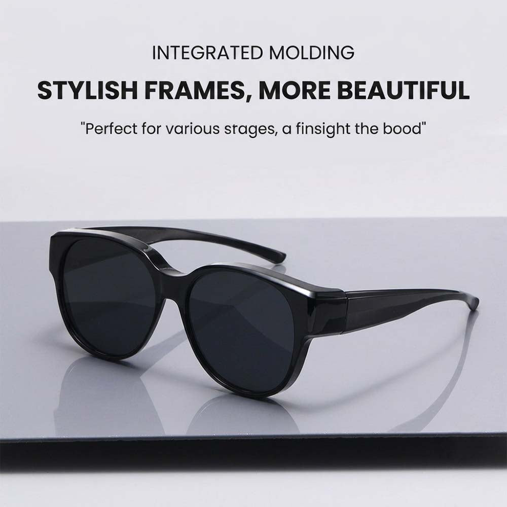 Polarized Fit Over Sunglasses – Wear Over Myopia Prescription Eyewear