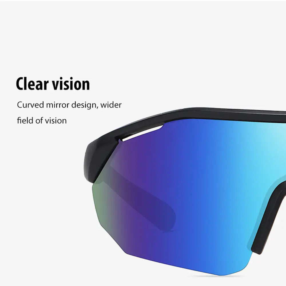 Polarisierte REVO-Fahrradsonnenbrille UV385 Sport-Schutzbrille