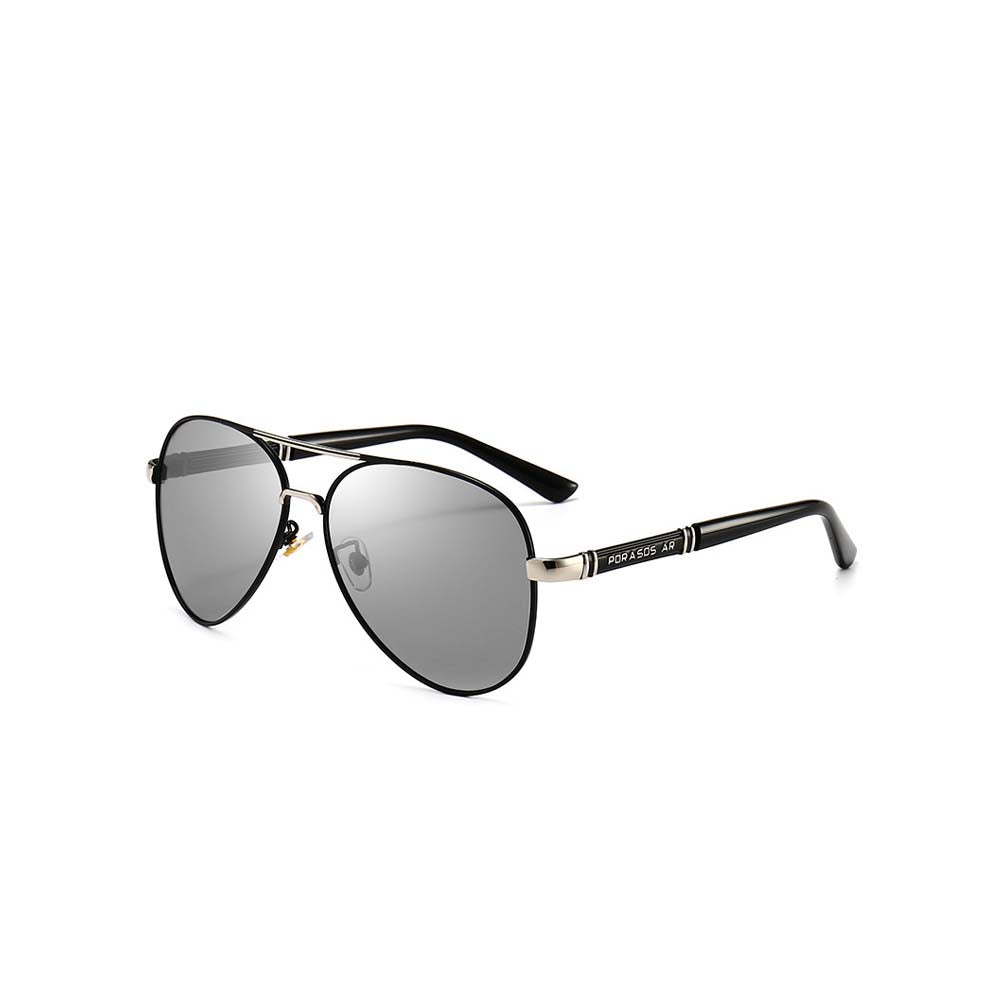 Professional Metal Polarized Aviator Sunglasses Vintage Large Frame Shades