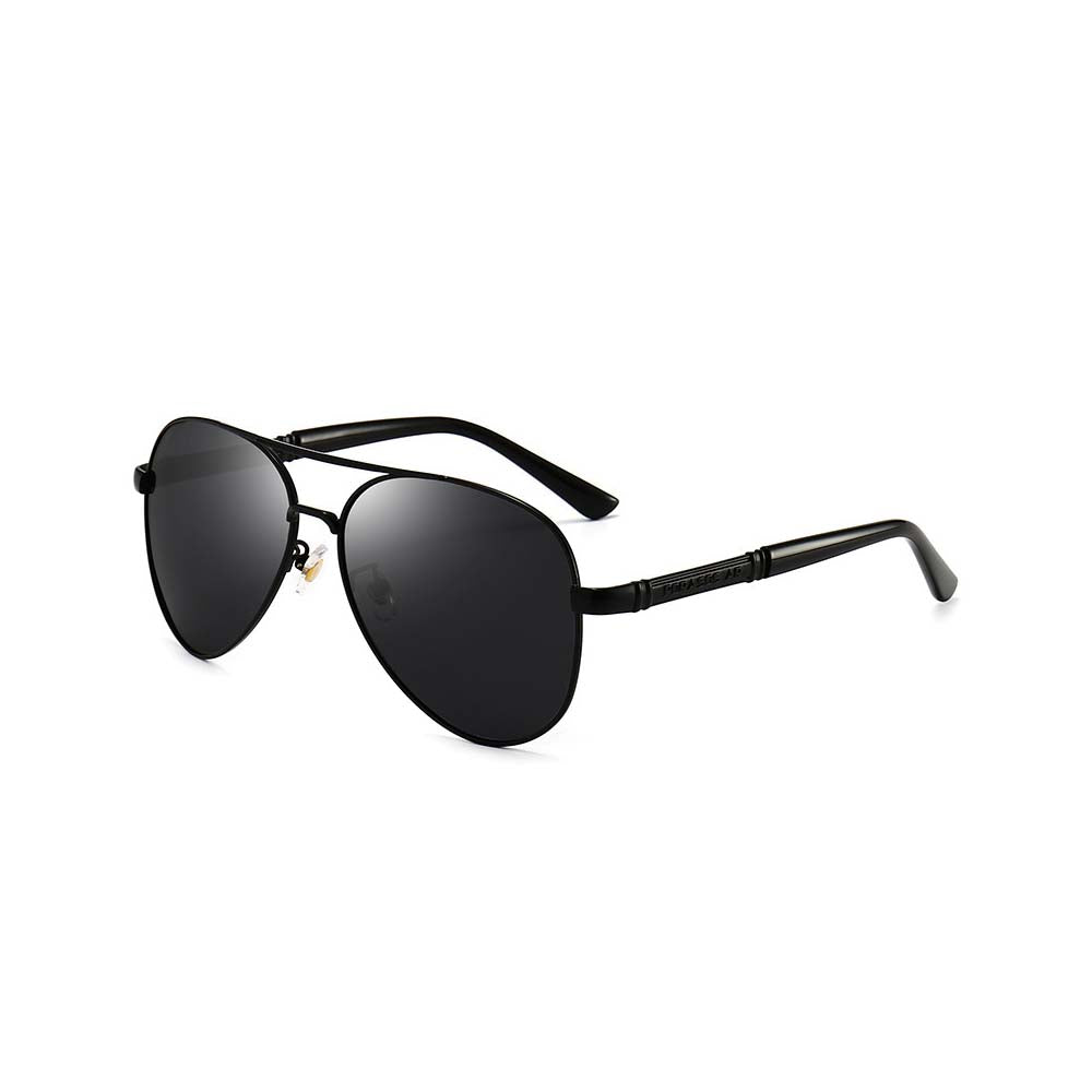 Professional Metal Polarized Aviator Sunglasses Vintage Large Frame Shades