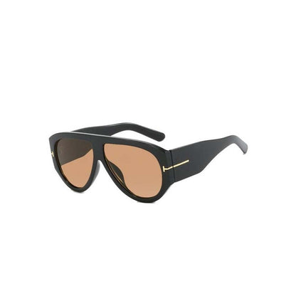 Retro Double-Bridge Pilot Sunglasses Large Frame Urban Shades