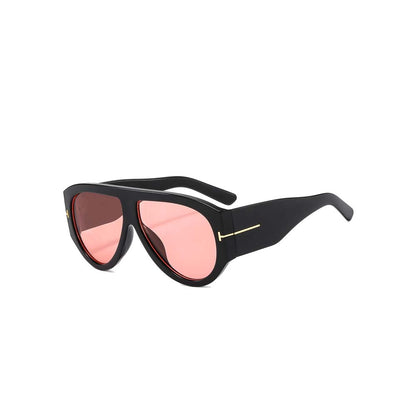 Retro Double-Bridge Pilot Sunglasses Large Frame Urban Shades