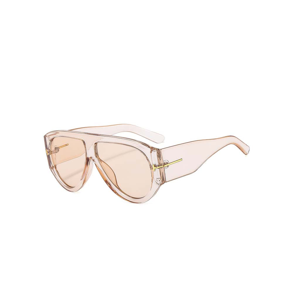 Retro Double-Bridge Pilot Sunglasses Large Frame Urban Shades