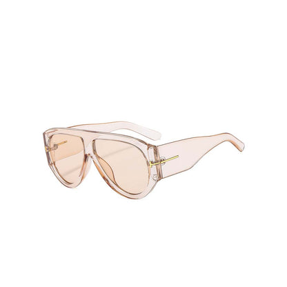Retro Double-Bridge Pilot Sunglasses Large Frame Urban Shades