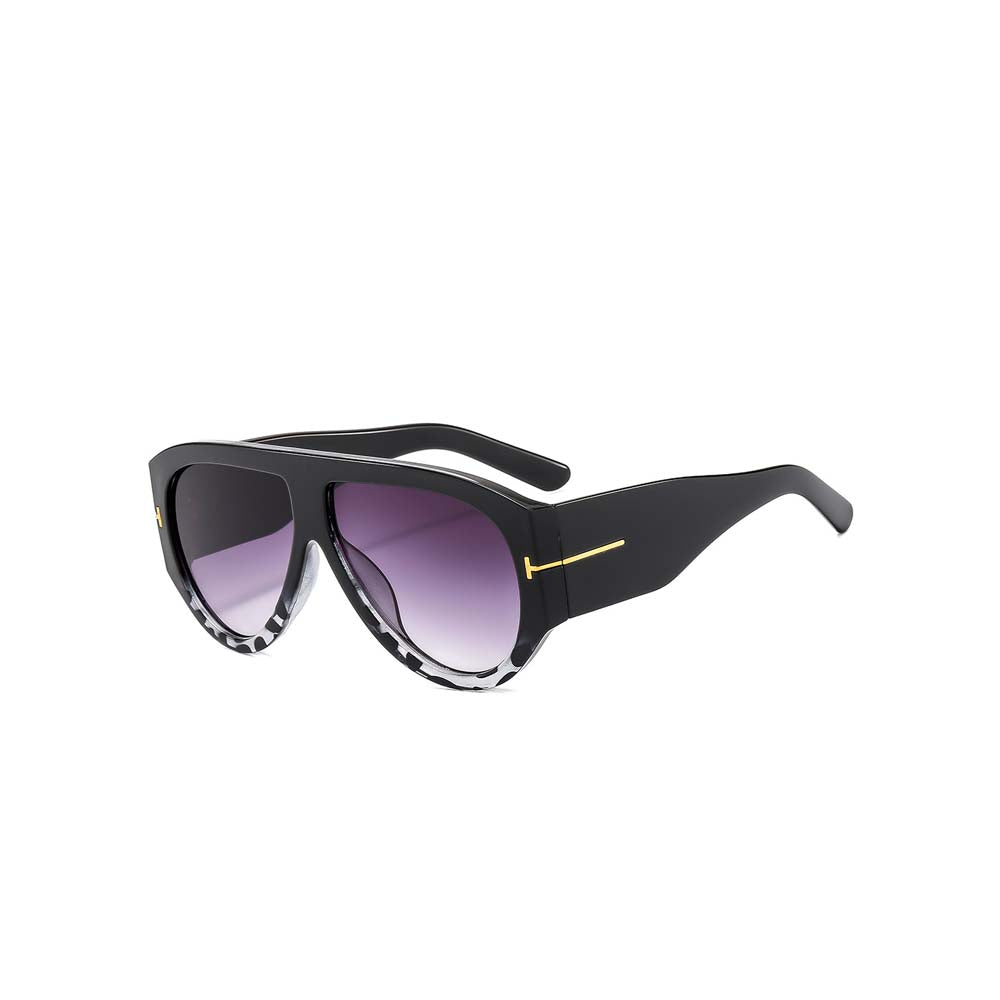 Retro Double-Bridge Pilot Sunglasses Large Frame Urban Shades