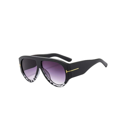 Retro Double-Bridge Pilot Sunglasses Large Frame Urban Shades