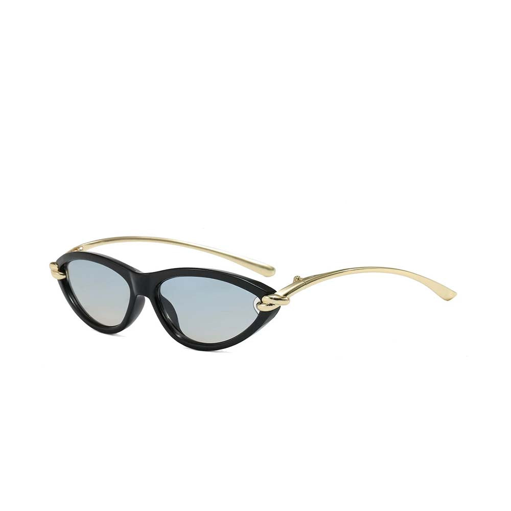 Retro Metal Cat Eye Sunglasses UV400 Shades