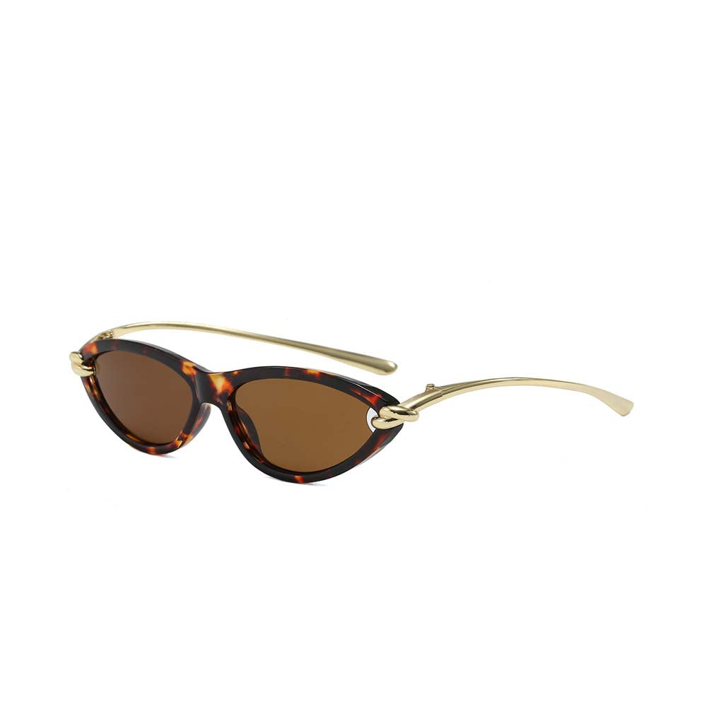 Retro Metal Cat Eye Sunglasses UV400 Shades