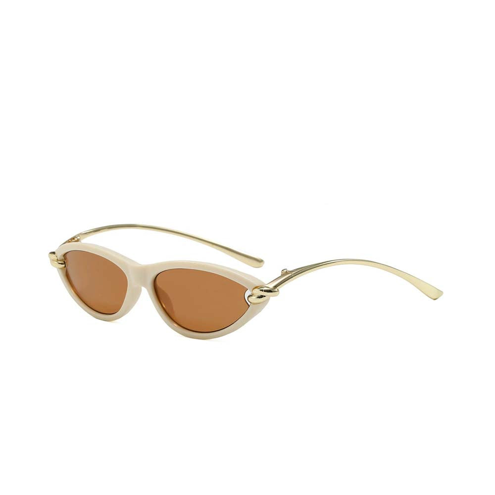 Retro Metal Cat Eye Sunglasses UV400 Shades