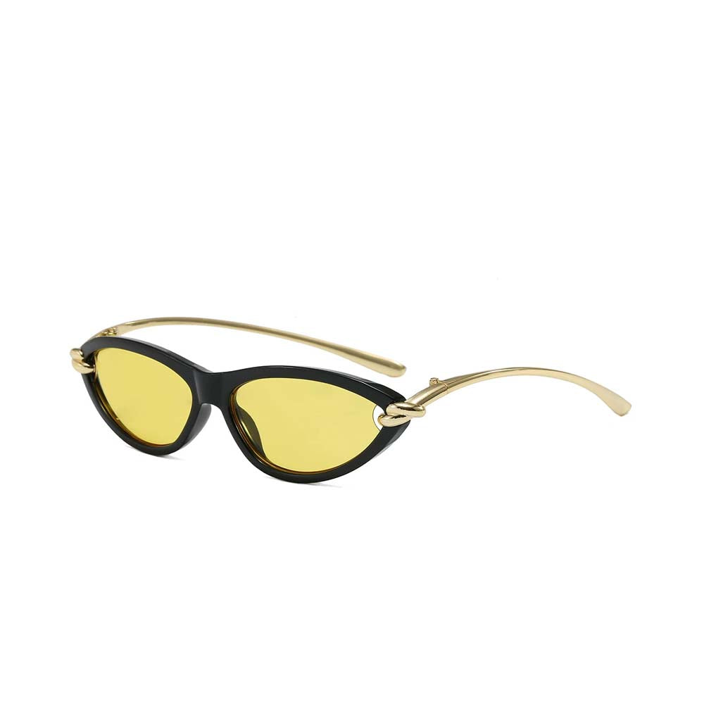 Retro Metal Cat Eye Sunglasses UV400 Shades