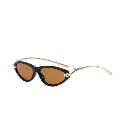 Retro Metal Cat Eye Sunglasses UV400 Shades