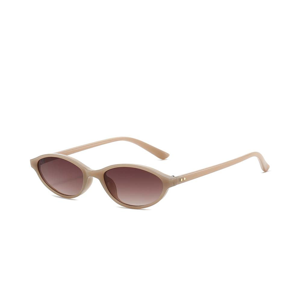 Retro schmale Katzenaugen-Sonnenbrille UV400 Tönung