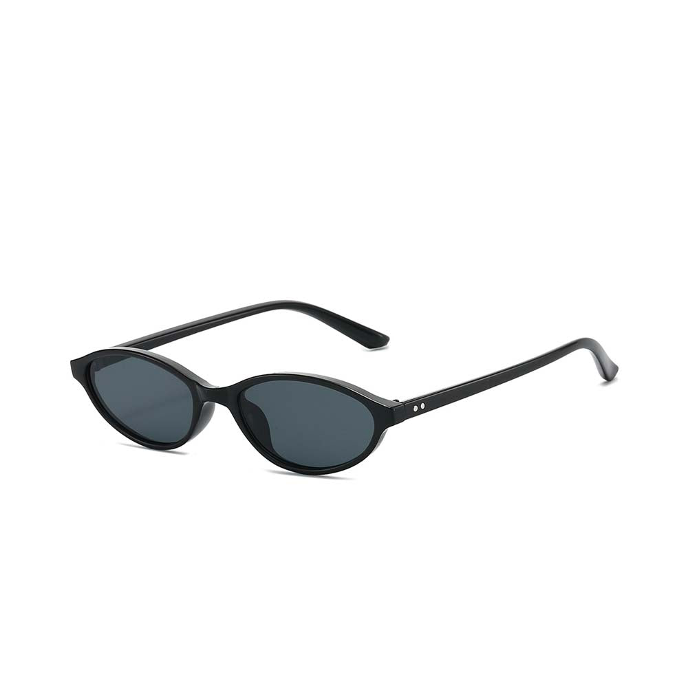 Retro schmale Katzenaugen-Sonnenbrille UV400 Tönung