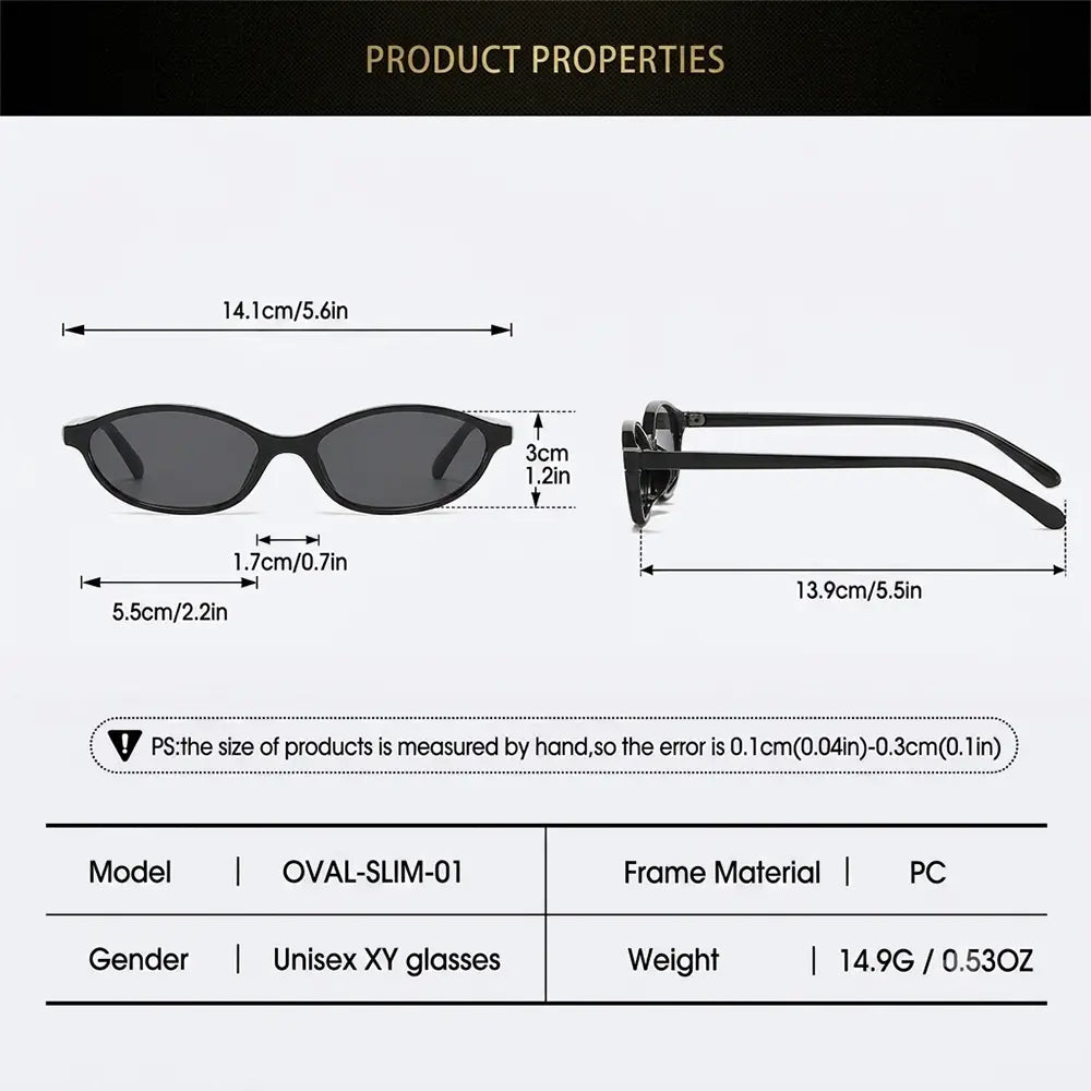 Okrągłe Okulary Przeciwsłoneczne Retro Y2K – Minimalistyczne Okulary Fashion