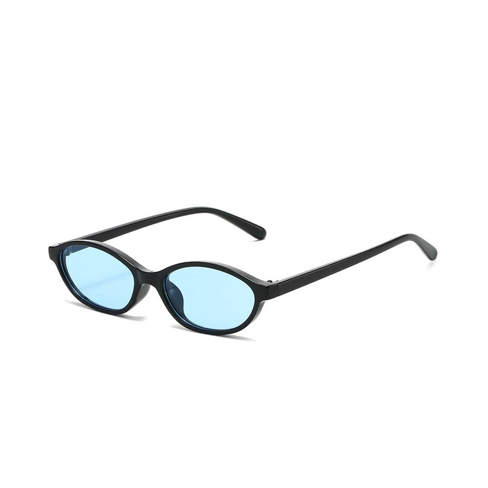 Retro Y2K Oval Sunglasses – Minimal Fashion Shades
