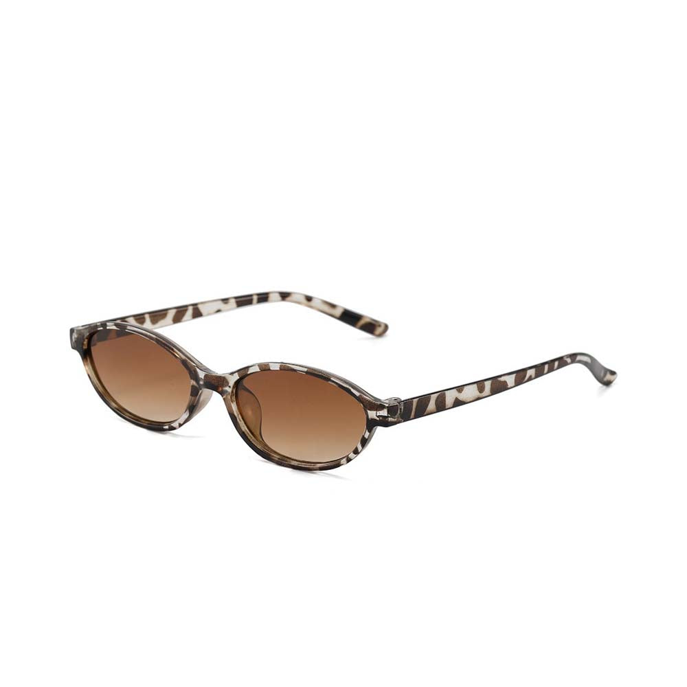 Retro Y2K Oval Sunglasses – Minimal Fashion Shades