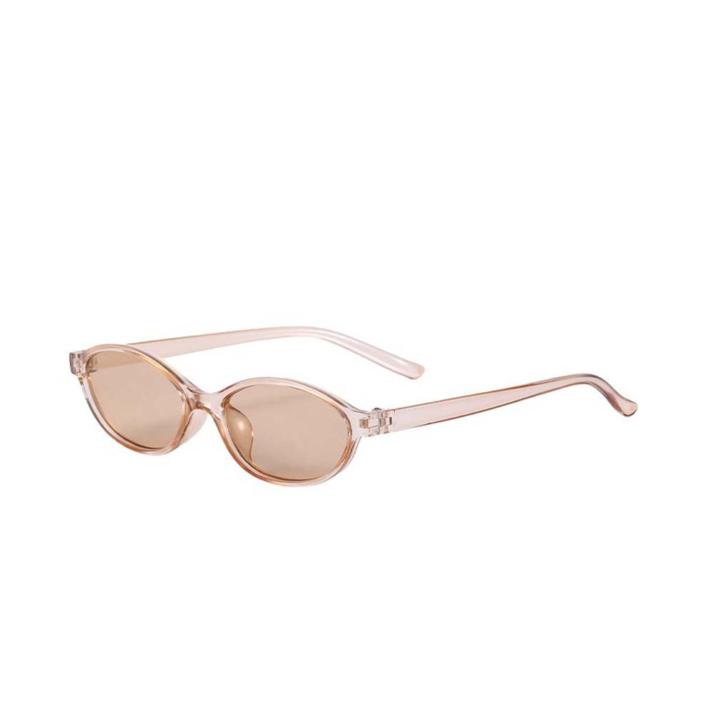 Retro Y2K Oval Sunglasses – Minimal Fashion Shades