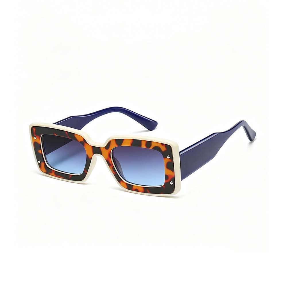 Retro Y2K Übergroße quadratische Sonnenbrille UV400