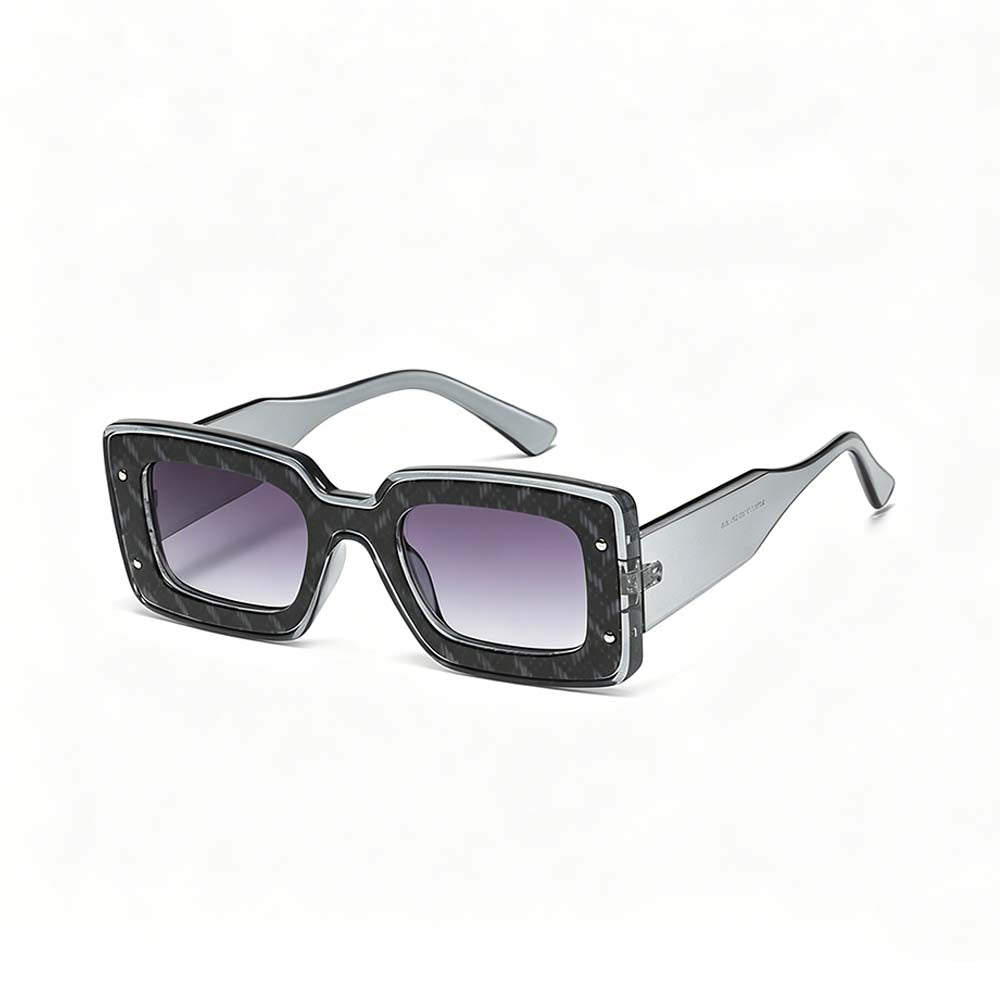 Retro Y2K Übergroße quadratische Sonnenbrille UV400