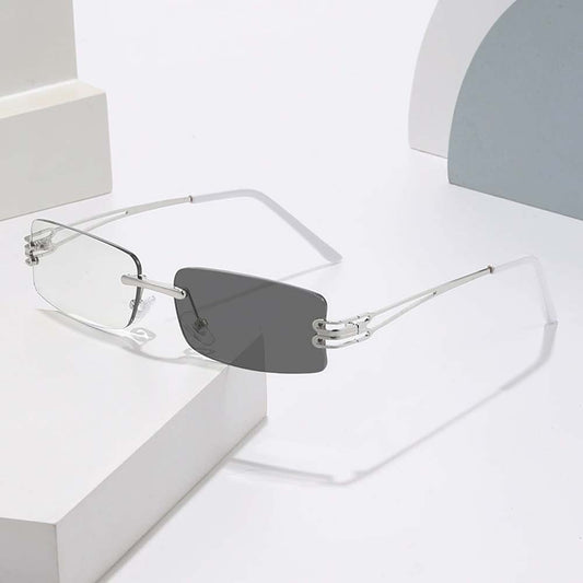 Rimless Photochromic Blue Light Glasses – Lightweight Adaptive Optical Eyewear