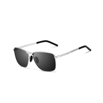Square Sunglasses with Slim Frames & Multiple Lens Color Options