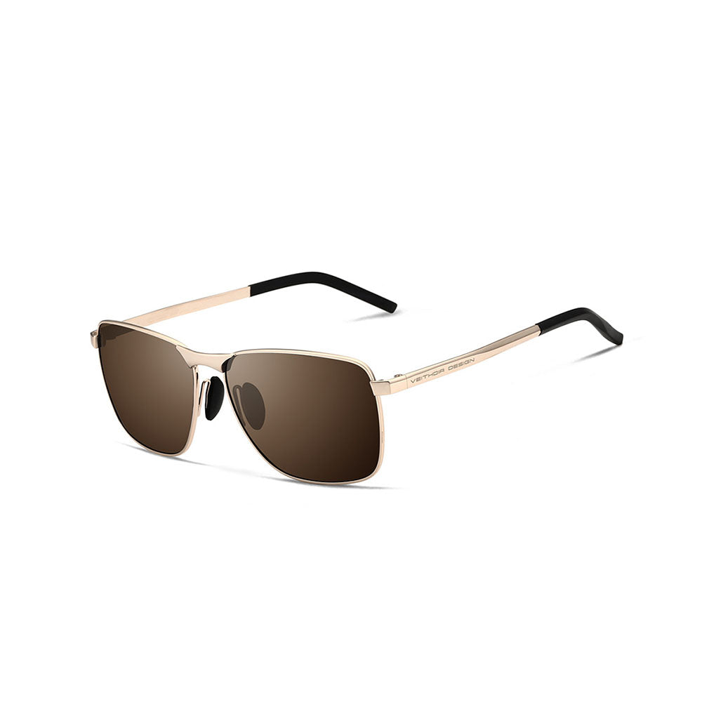 Square Sunglasses with Slim Frames & Multiple Lens Color Options