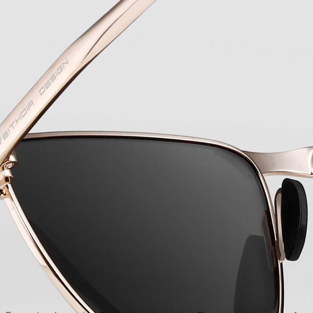 Square Sunglasses with Slim Frames & Multiple Lens Color Options