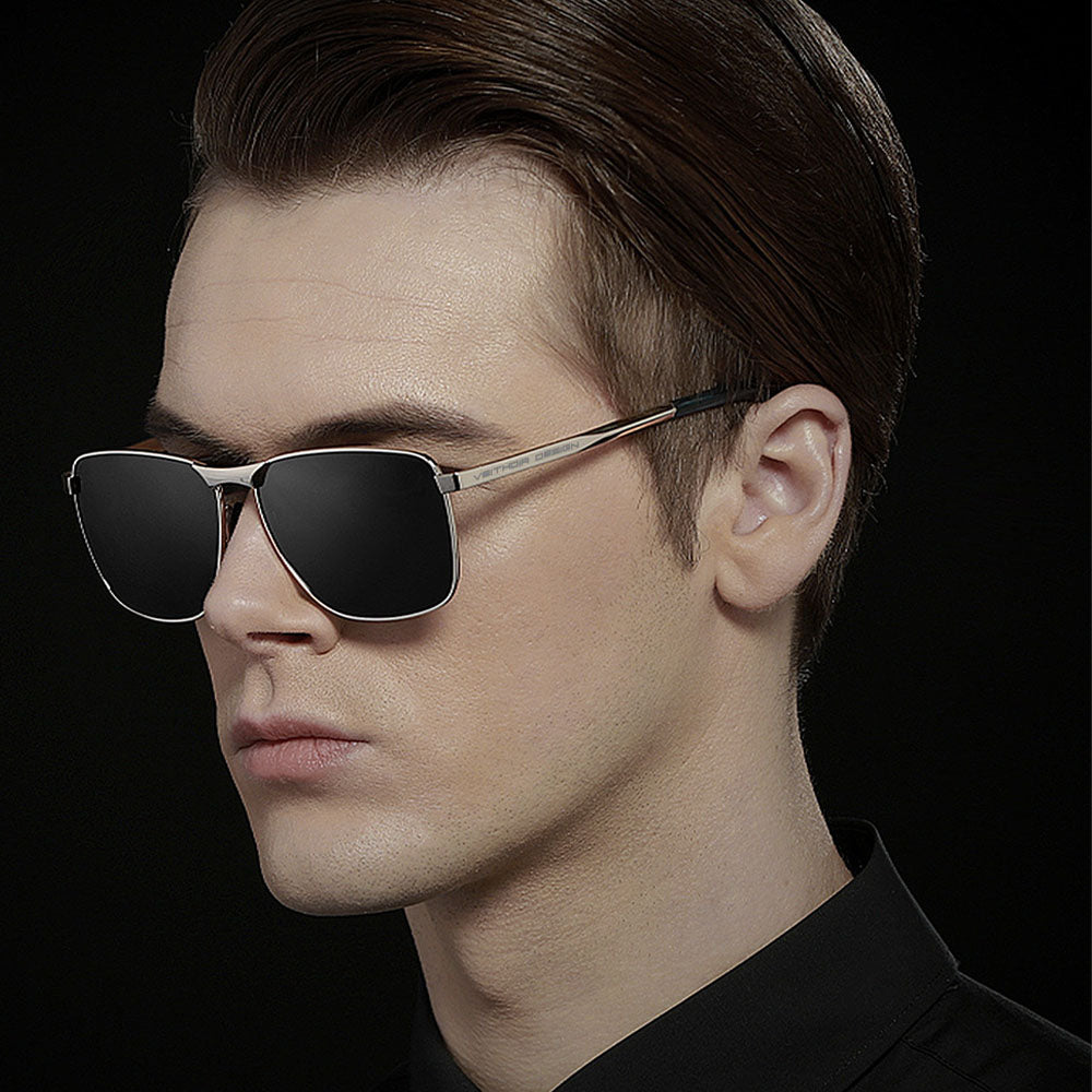 Square Sunglasses with Slim Frames & Multiple Lens Color Options
