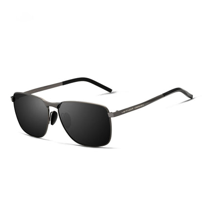 Square Sunglasses with Slim Frames & Multiple Lens Color Options