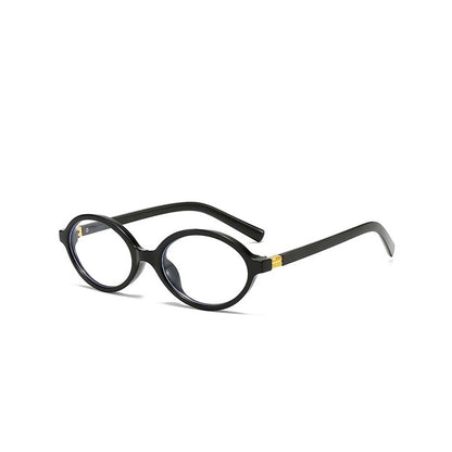Vintage Oval Frame Sunglasses for Women Korean Retro Chic