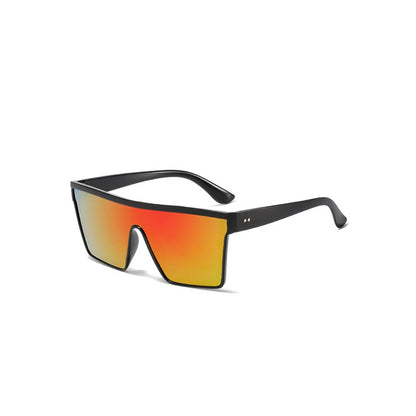 Y2K Punk One-Piece Shield Sunglasses Cyber Shield Wrap-Around Shades